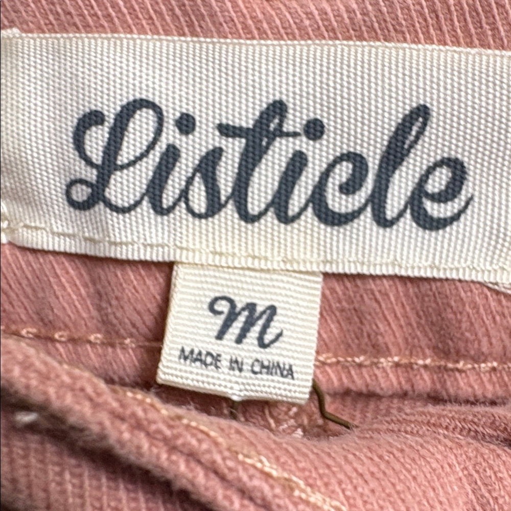 NWT Listicle Jeans, a beautiful salmon shade. - Picture 2 of 9
